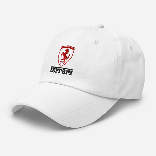 Ferrari White Hat F1 2025 Scuderia Red Black