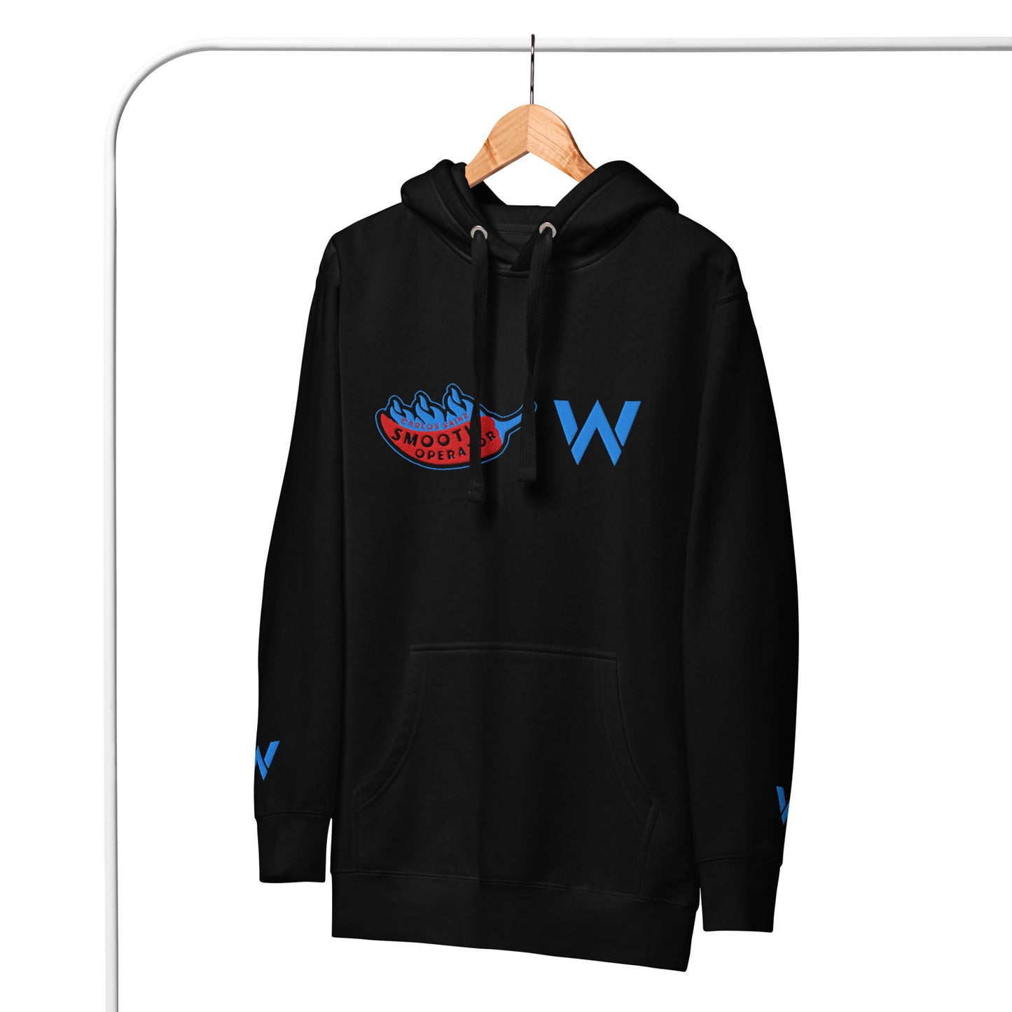 55 Carlos Sainz Hoodie Williams Racing F1 2025 Black White